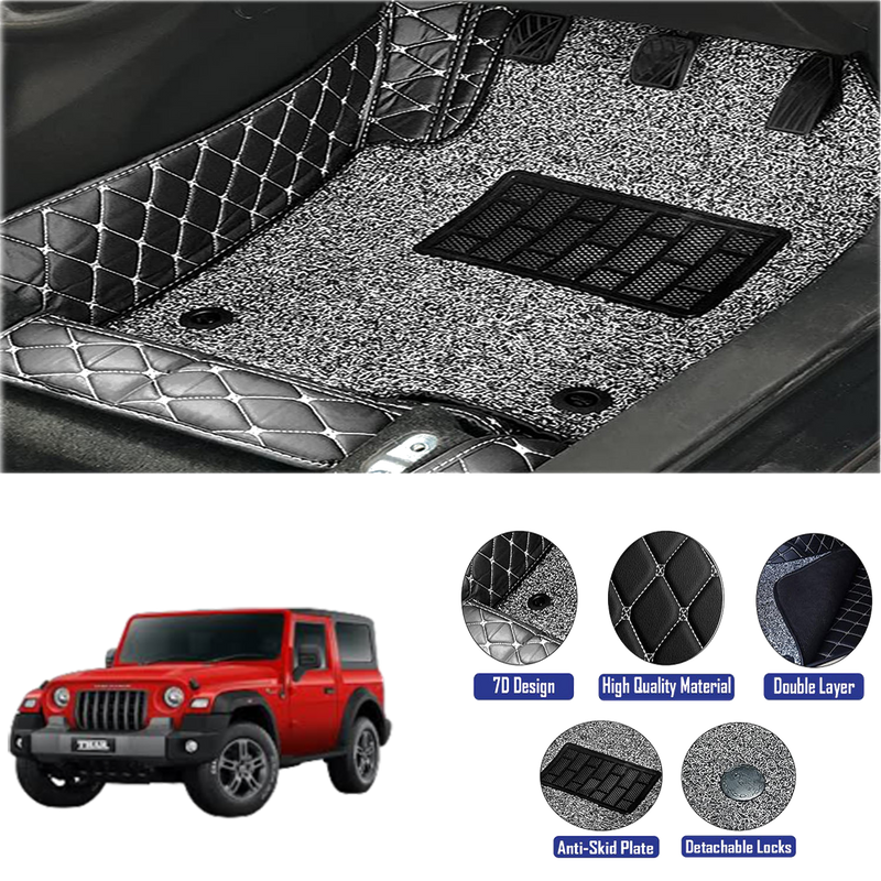7d-car-floor-mats-black-color-mahindra-xuv-500